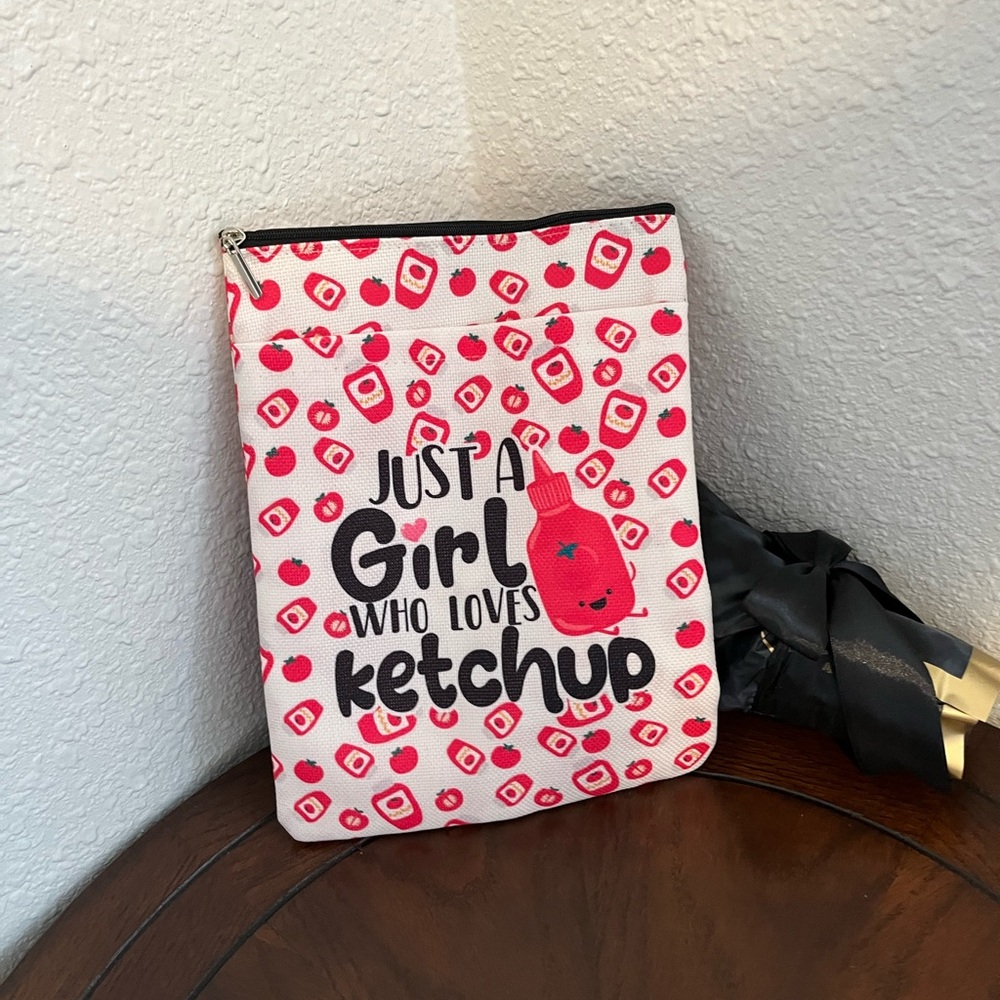 Ketchup Themed Pouch cosmetic